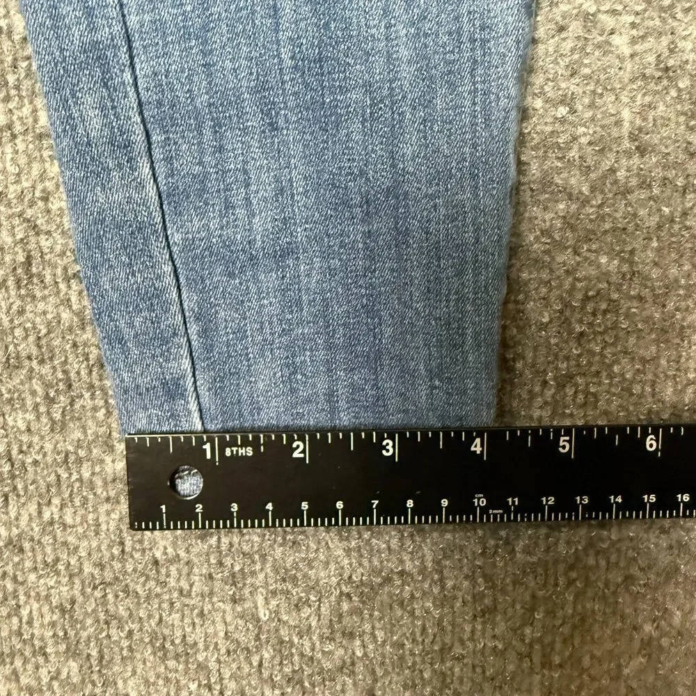 Judy‎ Blue Jeans Womens 3 26 Blue Skinny Fit Distressed Pull On Jegging JB88255
